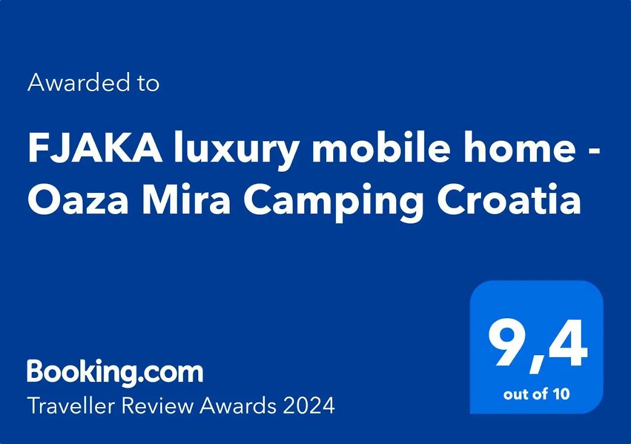 Fjaka Luxury Mobile Home - Oaza Mira Camping Croatia دراغ مكان تخييم